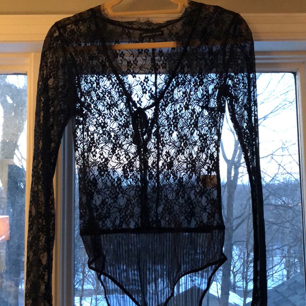 Kendall and Kylie Lace body suit